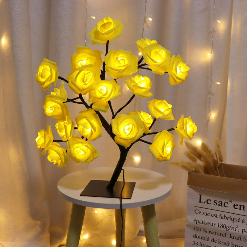 Rose lamp