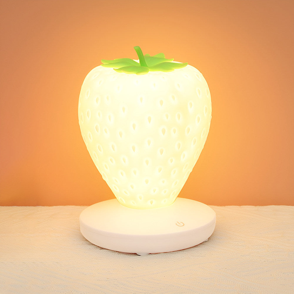 Cute Rechargeable Strawberry Night Light