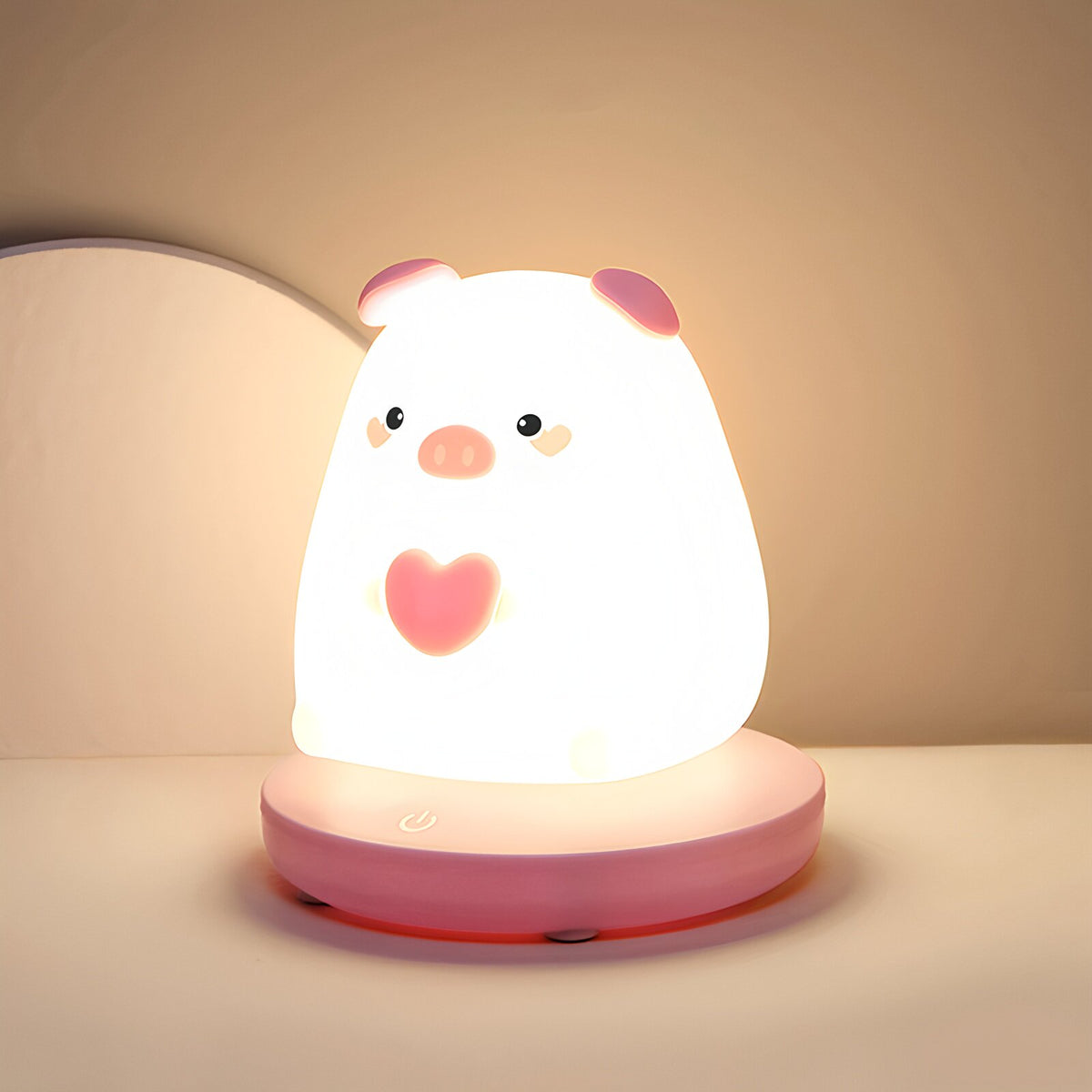 Cute Rechargeable Strawberry Night Light