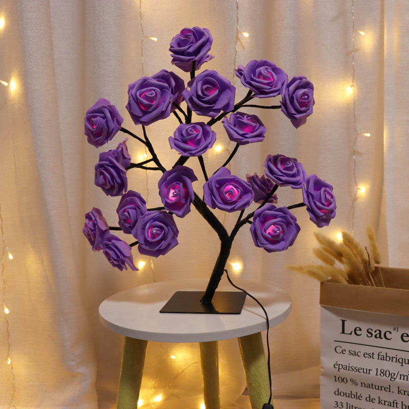 Rose lamp