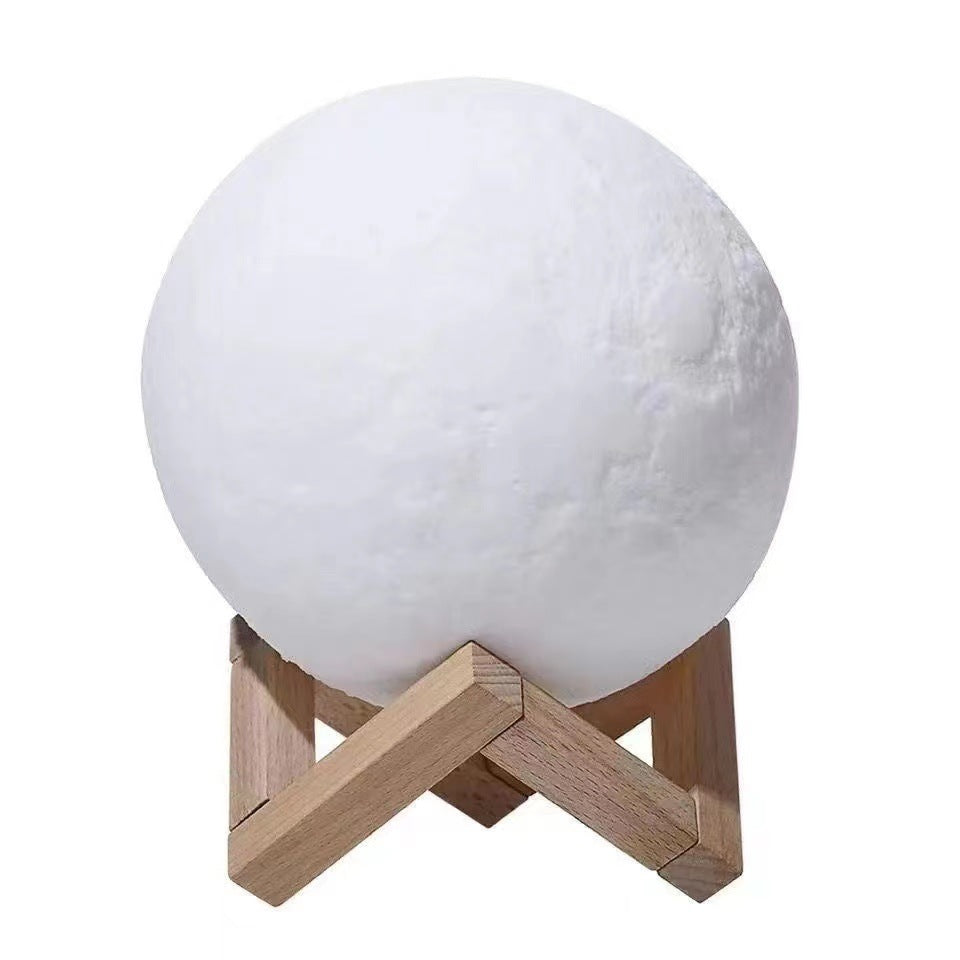 Rechargeable Moon Night Light with Touch Control